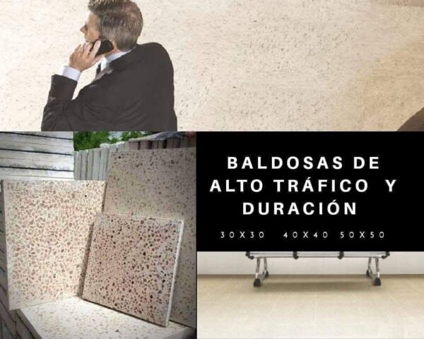 Baldosa de Alto Tráfico Tradicional Blanca Marfil 30x30cm - Imagen 7